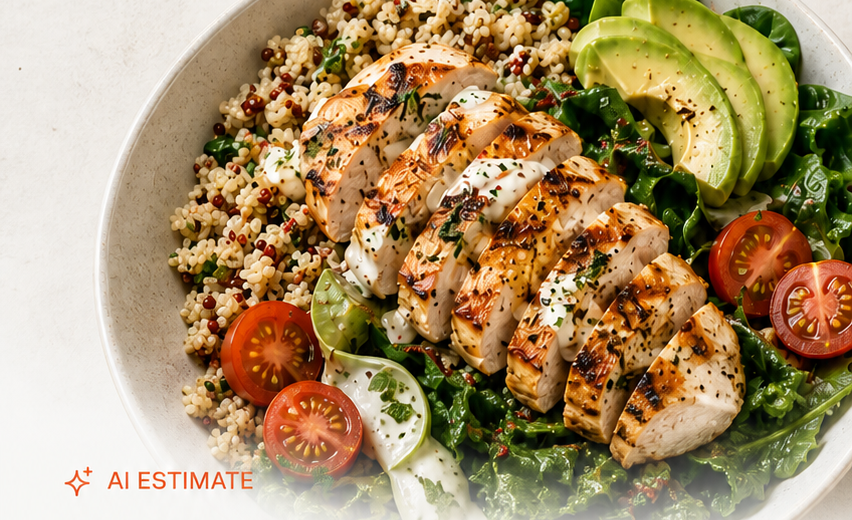 NextBite meal calorie analysis